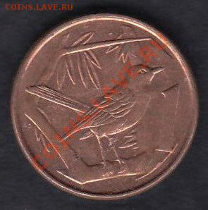 Каймановы острова 1 цент 1992 до 17.03.2012 22-00 - 111