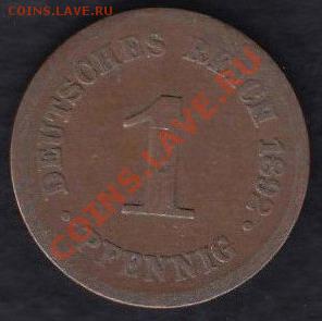 Германия 1 пфенниг 1892 до 20.03.2012 22-00 - 111