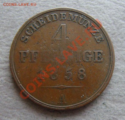 -Германия- Шаумбург-Липпе 4 пфеннинга 1858 А - до 25.03.12 - DSC05269.JPG