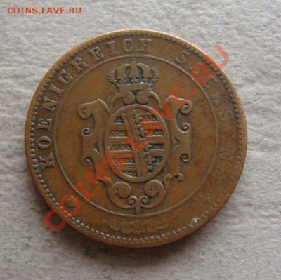 -Германия- Саксония 5 пфеннигов 1864 В - до 25.03.12 - DSC05275.JPG
