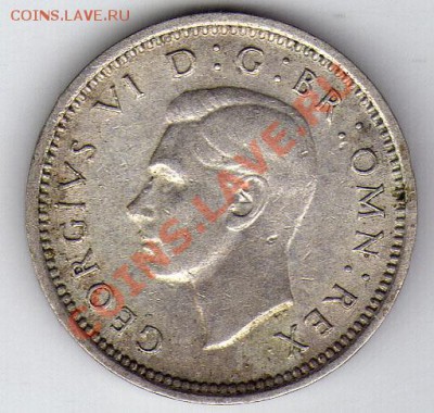 Ag Великобритания 3 пенса 1941 до 26.03.12-22.00мск - 38