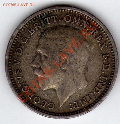 Ag Великобритания 3 пенса 1935 до 26.03.12-22.00мск (1843) - 41