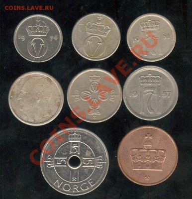 Норвегия 10 монет до 23.3.12 в 22:00 - 001