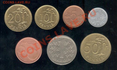 Финляндия 7 монет до 23.3.12 в 22:00 - Финляндия 001