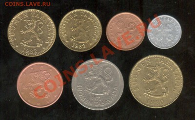 Финляндия 7 монет до 23.3.12 в 22:00 - 001