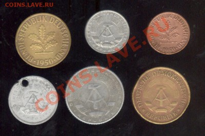 Германия 6 монет до 23.3.12 в 22:00 - 001