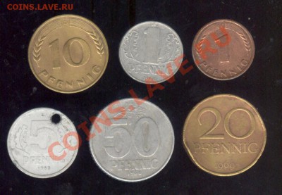Германия 6 монет до 23.3.12 в 22:00 - Германия 001