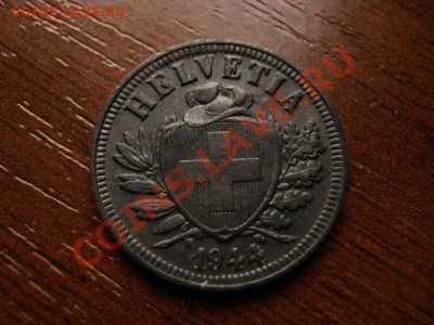 Швейцария 2 раппена 1944 цинк  до 24.03.12 в 15.00 М - IMG_6297