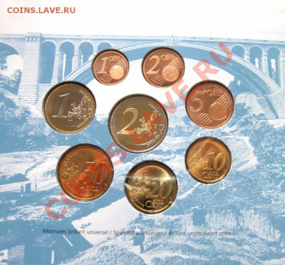 Набор Евро Люксембург 2003 года BUNC - до 25.03, 22:00 мск - Lux-2003set-2