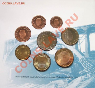 Набор Евро Люксембург 2003 года BUNC - до 25.03, 22:00 мск - Lux-2003set-3