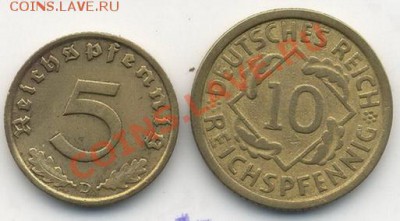 5пф.1939г.10пф.1925г Германия - Scan10001а