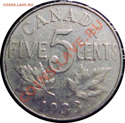 H91 Канада 5¢ 1933 до 27.03 в 22°° - H91 5c Canada 1933_1