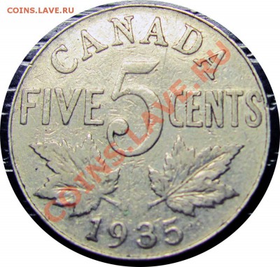 H93 Канада 5¢ 1935 до 27.03 в 22°° - H93 5c Canada 1935_1