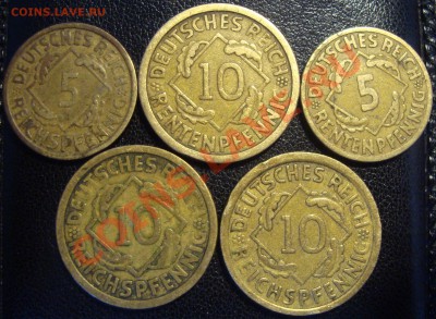 Веймар,подборка 5 и 10 пфенигов , 27 марта 2012г. (21:00мск) - DSC03839.JPG
