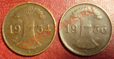 Веймар, 1 пфенниг 1934 и 1936гг.Е (27.03 21:00) - DSC03848.JPG