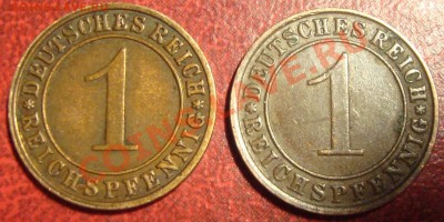 Веймар, 1 пфенниг 1934 и 1936гг.Е (27.03 21:00) - DSC03849.JPG