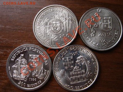 Португалия 4шт по 200 эск. 1996 География до24.03.12в17.00М - IMG_6409