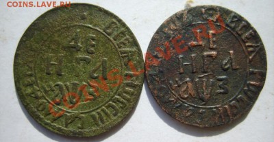 Деньга 1707 г. (2 шт.) - S8301069.JPG