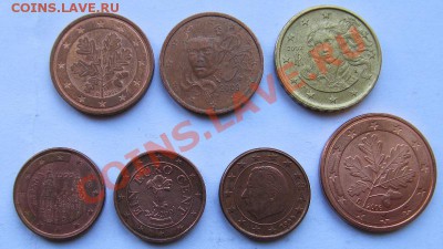 евро центы 1,1,1,2,2,5,10 до 27.03.12 22-00 - 013