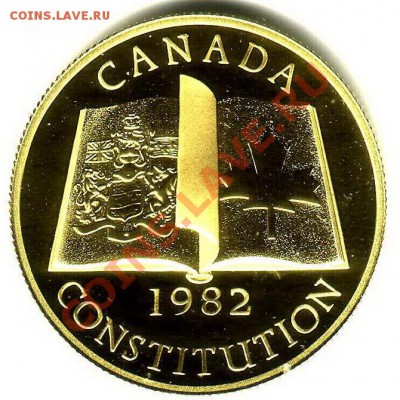Книги на монетах - Canada 100 Dollar 1982 2