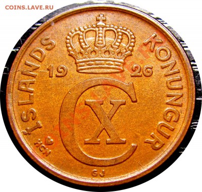 H23 Исландия 5 аураров 1926 (царапины) до 31.03 в 22°° - H23 5 aurar 1926_2