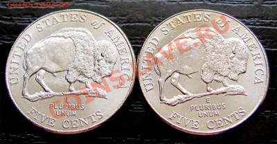 I12 США 5¢ 2005P, 2005D Buffalo 2 шт. UNC до 31.03 в 22°° - I12 2005 USA 5c Buffalo 2 pcs_1