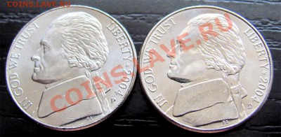 I14 США 5¢ 2004P, 2004D Keel 2 шт. UNC до 31.03 в 22°° - I14 2004 USA 5c Keel 2 pcs_2