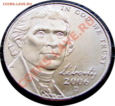 I15 США 5¢ 2006D Monticello UNC до 31.03 в 22°° - I15 2006 USA 5c Monticello_2