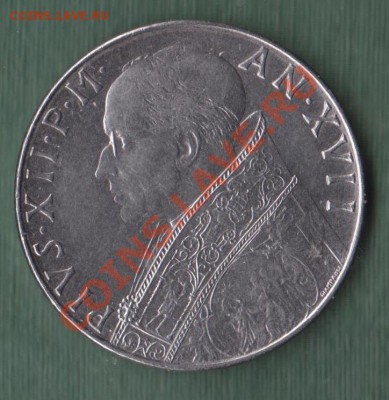 Ватикан, 100 Лир 1955 (29.03) - 6