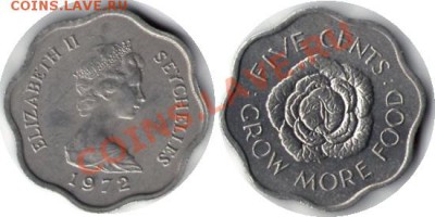 >ФАО< Брит.Сейшеллы 5 центов 1972 до 31.03.12 18:00 - Брит.Сейшеллы_5_центов_72