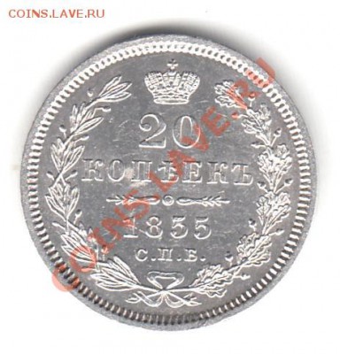 20 коп 1855 - 20 коп 1855 рев.JPG