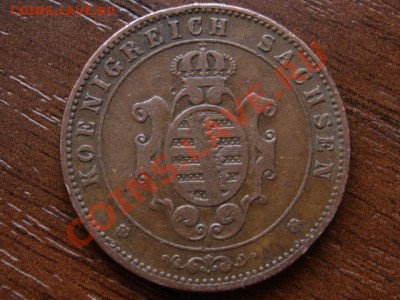 Германия Саксония 5 пфенингов 1862 В до 29.03.12 в 21.00 М - IMG_6742