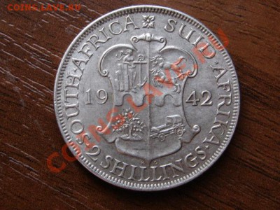 Южная Африка Брит. 2 шиллинга 1942 Ag до 29.03.12 в 21.00 М - IMG_6749