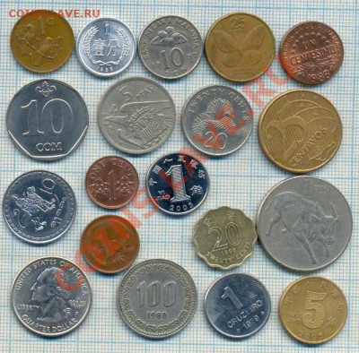 иностранные монеты наборами - иностр 2 1