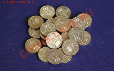 Юбилейные ДЕСЯТКИ 2008г - 20011г оборот, и ЧЯП (мешковый) - 65