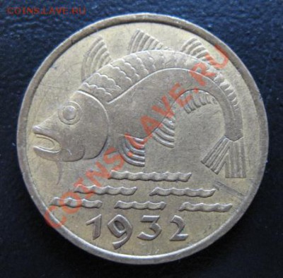1932 г, Данциг, 10 пф, до 03.04 в 21-00 мск - данциг 10а