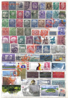 Марки мира 135 шт до 29.03 21.00мск - Марки мира 135шт-1