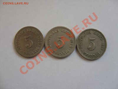 Иностранные монеты 1850-1940 годов (пополн. тема) - 5 пф Империя - 1