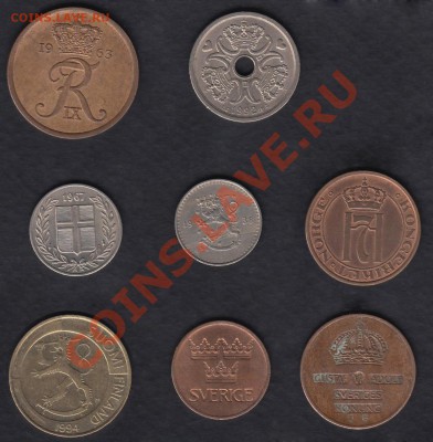 8 монет стран Скандинавии до 30.03.2012 22-00 - 022