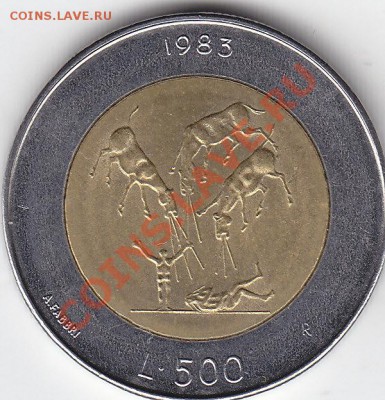 САН МАРИНО 500 лир 1983 до 3.04 22:00 мск - IMG