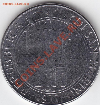 САН МАРИНО 100 лир 1977 UNC до 3.04 22:00 мск - IMG_0006