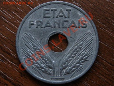 Франция 20 сантимов 1941 цинк до 01.04.12 в 15.00 М - IMG_6879