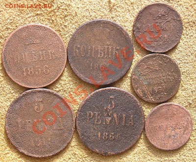 Денежка 1851-1861г. 12 шт.До 1.04.12г. 22.00 мск. - 004
