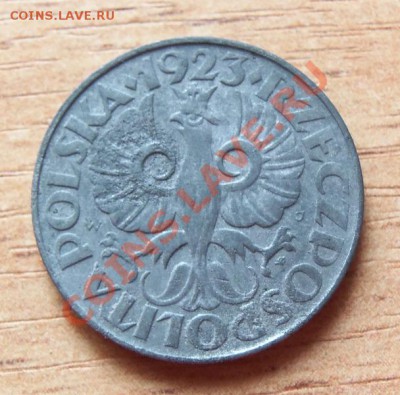 Польша 20 злотых 1923г ( цинк ) до 04.04.12 в 22.00 - 101_1450