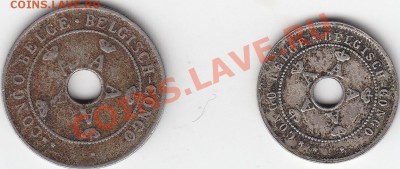 БЕЛЬГИЙСКОЕ КОНГО 5 и 10 сантимов 1925 и 1922  4.04 22:00мск - IMG_0009