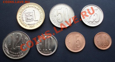 Венесуэла. Полный комплект 2007-09 UNC до 06.04.12 в 22-00 - Венесуэла нов 1