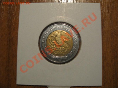 МЕКСИКА - биметал - мексика 2 песо 2007-2