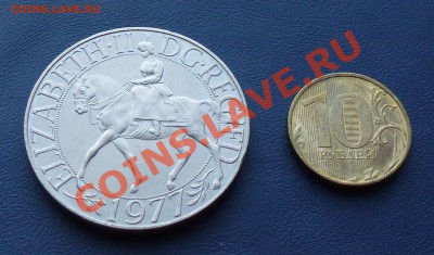 Великобритания. 25 н.пенсов 1977 в UNC до 06.04.12 в 22-00 - Юбилей 1.JPG