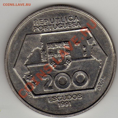 ПОРТУГАЛИЯ 200 ЭСКУДО 1991 НА ЗАПАД! ДО 05.04.12 22Ч (1859) - img742