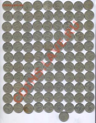 2 руб 1999 г СПб  = 200 шт + 1 руб 1999г = 100 шт. - Изображение 135